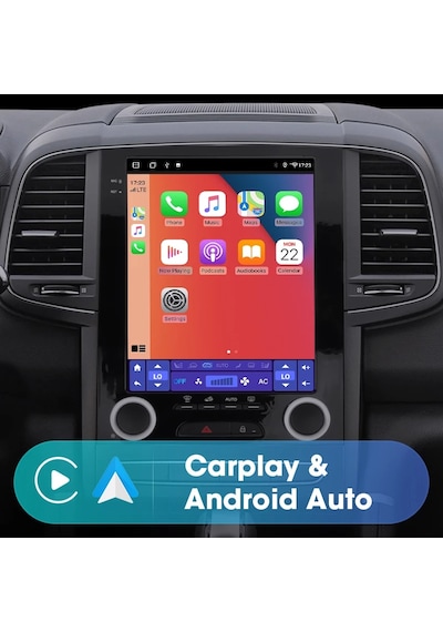 Exvol Renault Megane 4 Tesla Ekran  Android Multimedya 4GB/64GB Carplay Ips Ekran