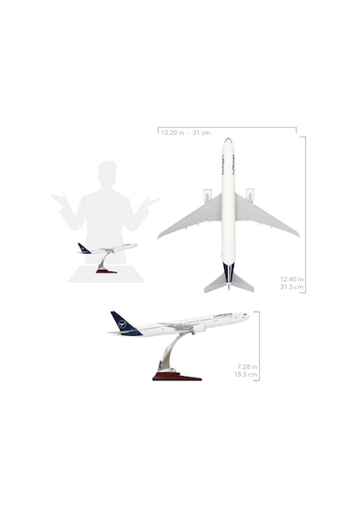 Zekupp Lufthansa Boeing 777-300 1/200 Maket Uçak