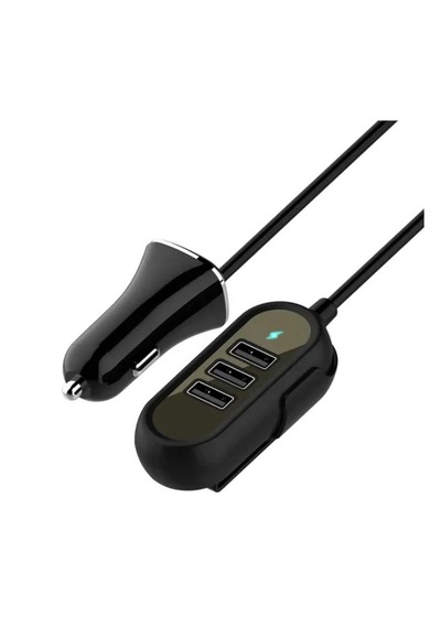 4 Usb Araç Şarj Cihazı 5.8a 4 Port Hızlı Araç Şarj Adaptörü