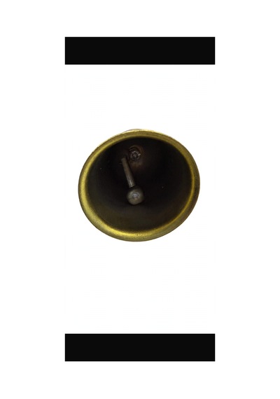 5 Cm Pirinç Çan Balık Zili - Mandallı 5 Cm