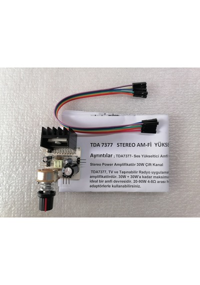 Tda7377 Stereo Amfi Devresi