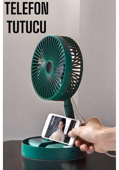 Lvsqvr Mini Fan Soğutucu Telefon Tutucu Vantilatör