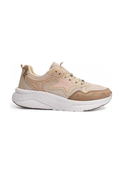 2843 Kadın Rahat Sneaker Bej