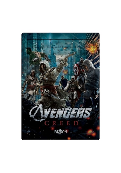 Ghostbastır Design Avengers 99 Parça Ayaklı Puzzle Dekoratif Çocuk Yapbozu 0134