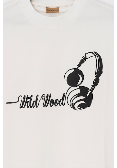 Wild Wood Garment Wild Wood "audio Rhythms" Kulaklık Kabaran Baskılı Premium Oversize T-shirt Ekru Wild Wood Garment Wild Wood "audio Rhythms" Kulaklık Kabaran Baskılı Premium Oversize T-shirt Ekru