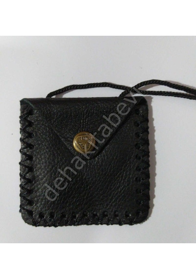 Çıtçıtlı Boş Muska Kabı Deri 7 X 7 Cm