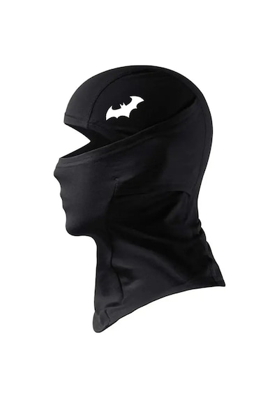 Flex Batman Reflektörlü Logolu Siyah Kar Maske Balaklava Balaclava Buff Boyunluk Motosiklet Scooter