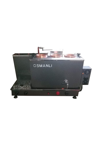 Tiryaki 3 Demlikli Statik Çay Kazanı Gri