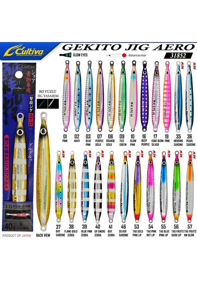 Cultiva 31852 Gekito Jig Aero 40g 10.5cm