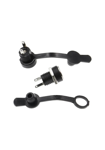 Ic-258b 2.1mm Dc Somunlu Korumalı Jak 8mm Standart