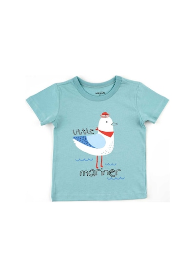 Fuar Baby Erkek Çocuk %100 Pamuklu Bisiklet Yaka Kısa Kollu Tişört 2-6 Yaş Yeşil Kuş Desenli Fuar Baby Erkek Çocuk %100 Pamuklu Bisiklet Yaka Kısa Kollu Tişört 2-6 Yaş Yeşil Kuş Desenli