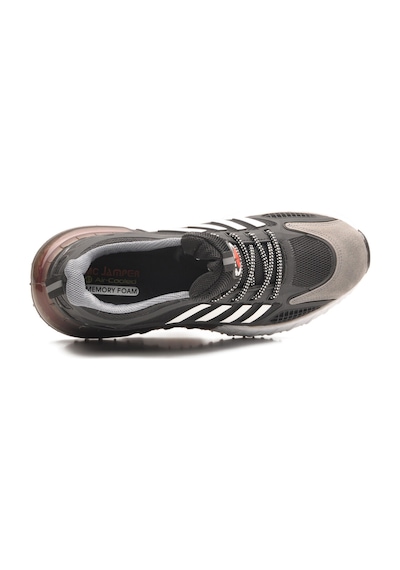 Füme Siyah Memory Foam Hafif Esnek Erkek Spor Ayakkabı 2237 M Füme-siyah