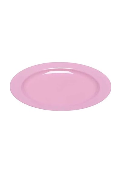Plastik Pembe Tabak 26 Cm - 10 Adet