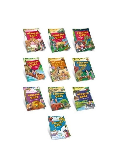 Dinozor Çağı Seti-10 Kitap Takım- Damla Yayınevi