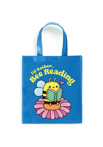 I'd Rather Bee Reading Reusable Shopping Bag 0