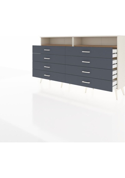 Arges Konsol 2 Raflı 8 Çekmeceli 176x30x99 Aytaşı-çam/antrasit Atlas Çam/antrasıt - Aytası Arges Konsol 2 Raflı 8 Çekmeceli 176x30x99 Aytaşı-çam/antrasit Atlas Çam/antrasıt - Aytası