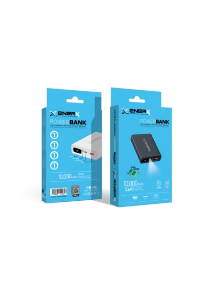 Enerx Enr -p10188dc 10000 Mah 2.1 Amper Dijital Göstergeli Powerbank