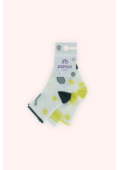Panço Unisex 3'lü Soket Çorap Seti 2512uk11001 Renkli