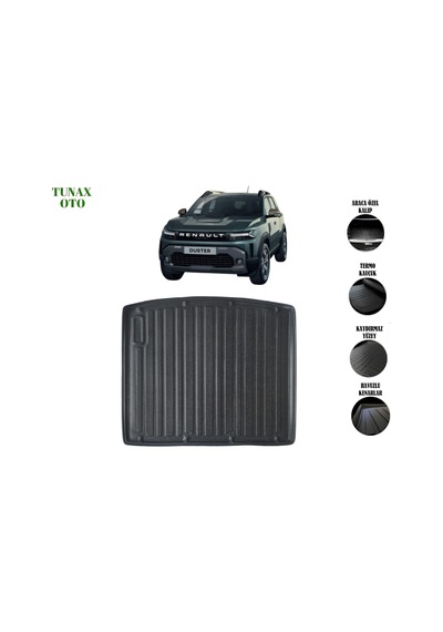 Renault Duster 4x2 Hybrit Üst Kademe 2024 2025 2026 2027 Araca Özel Bagaj Havuzu