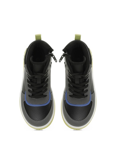 Polaris Patch.p4pr Siyah Erkek Çocuk High Sneaker 000000000101886652 Siyah