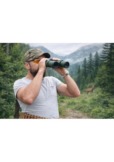 Lexroo Hasuba Dürbün 280x280 168ft At 1000yds Coated Optic Cantalı Haki Renk 1ad