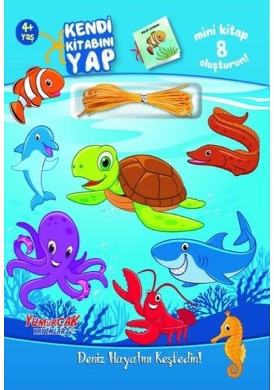 Kendi Kitabını Yap - Deniz Hayatını Keşfedin 4+ Yaş - Dppq-772456