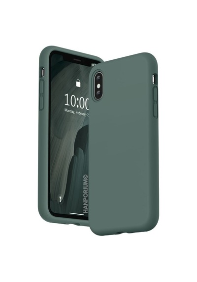 Apple iPhone Uyumlu Xs Max  Silikon Kılıf Pastel Renk Tonu Kamera Korumalı Esnek Kapak Yeşil