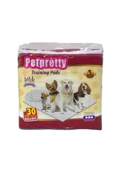 Petpretty Tuvalet Eğitim Pedi Lavantalı 60x90 30 Lu