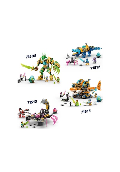 LEGO® DREAMZzz™ Dinozor Jet 71514 – 9 Yaş ve Üzeri Çocuklar için 4 Minifigür İçeren Yaratıcı Oyuncak Yapım Seti (1007 Parça)