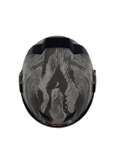 Icon Airflite Tigers Blood Mıps Kapalı Motosiklet Kaskı Siyah Gri Siyah - Gri