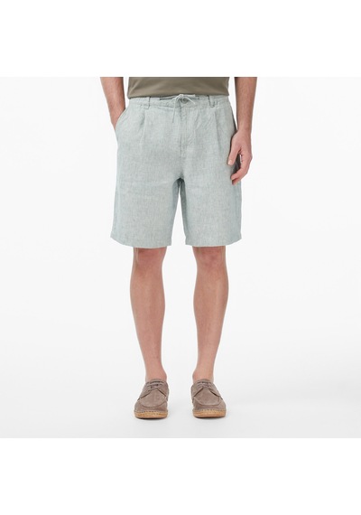 Nautica Erkek Yeşil Regular Fit Keten Şortdüzb65233t