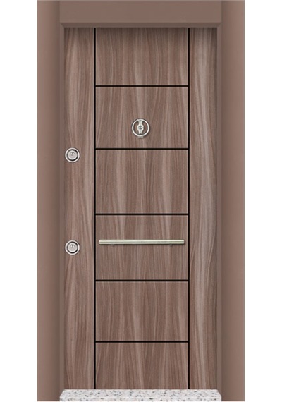 MONO ÇELİK KAPI  MN-1827 SAĞ Daire Giriş Kapısı, Çelik Kapı