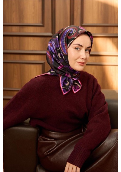 Silk Home Twill İpek Eşarp 11490-17 Siyah