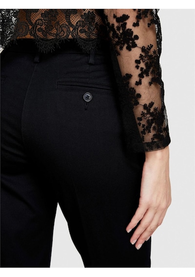 Sisley Streç Pamuklu Kemer Delikli Normal Bel Chino Pantolon Kadın Siyah Pantolon - 324p4byw55ah6 Sisley Streç Pamuklu Kemer Delikli Normal Bel Chino Pantolon Kadın Siyah Pantolon - 324p4byw55ah6