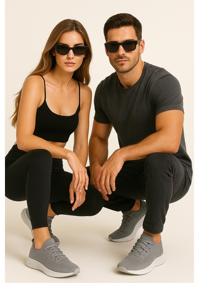 Feelup Fl-01-02 Gri Unisex Sneaker Spor Ayakkabı