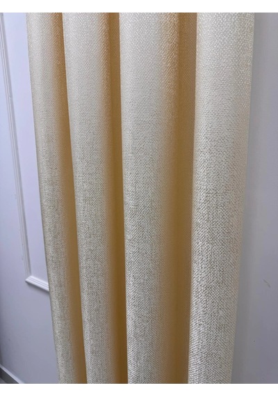 Nivemeshome Nevra V-401 Gold 1/3 Sık Pileli Fon Perde Apm