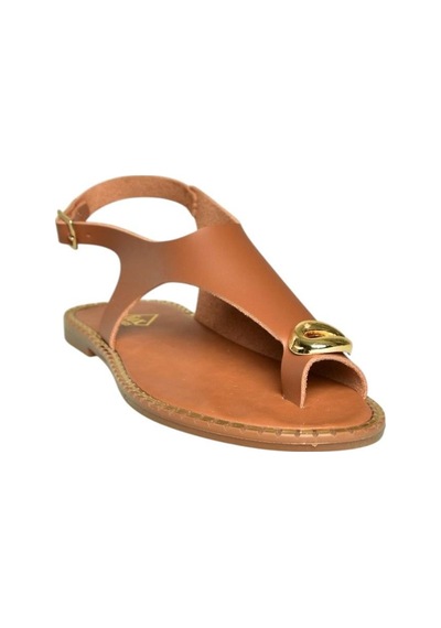 Fox Shoes U652227109 Taba Kadın Sandalet Taba-suni Deri