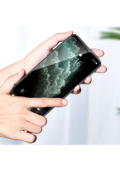 Noktaks - Apple Uyumlu iPhone Xs Max 6.5 - Ekran Koruyucu Davin Seramik Koruma - Şeffaf