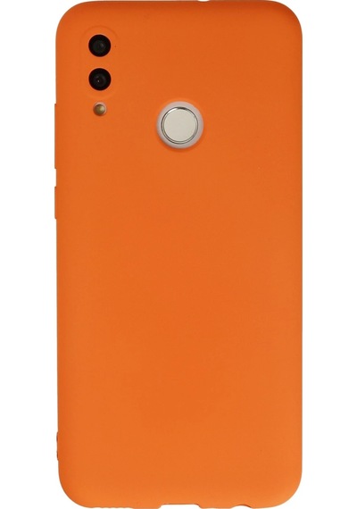 Cosmotex Newface Huawei P Smart 2019 Kılıf Nano İçi Kadife Silikon - Turuncu