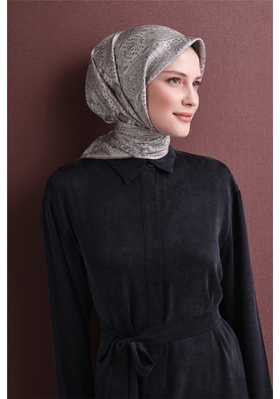 Armine İpek Eşarp 2027 Kış - 9631-85 Krem Sura