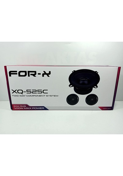 For-x 13cm Component - For-x Xq-525c Komponent Hoparlör Seti