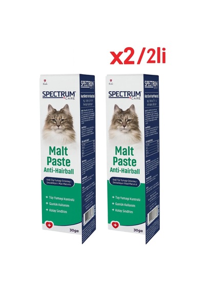Kedi Malt Paste Tüy Yumağı Kontrol Kedi Macunu 30 Gr 2 Adet