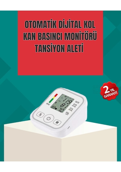 Kol Tipi Lcd Ekranlı Elektronik Tansiyon Monitörü