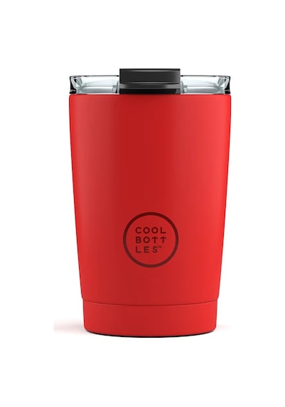 Cool Bottles Paslanmaz Çelik Termos Bardak 330 Ml Kırmızı
