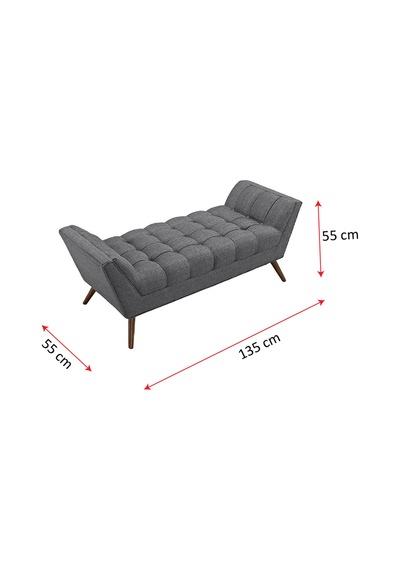 Anka Puf Bench Bank Mavi