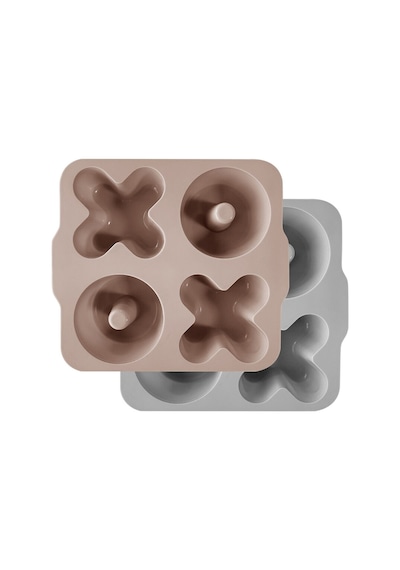 Oioi XoXo Kek & Muffin Kalıbı Bubble Beige / Powder Grey Çok Renkli