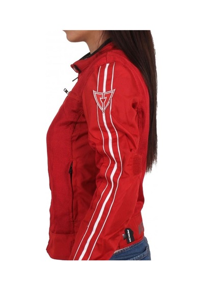 Venom Jessy Lady Fileli Yazlik Motosiklet Montu-48539-Kırmızı