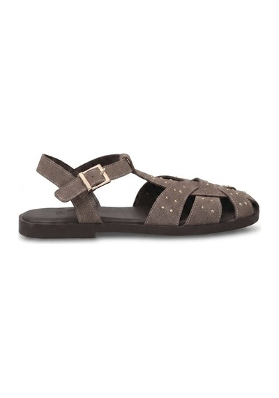 Elit Pm342 K0027 Kadın Düz Sandalet Vizon