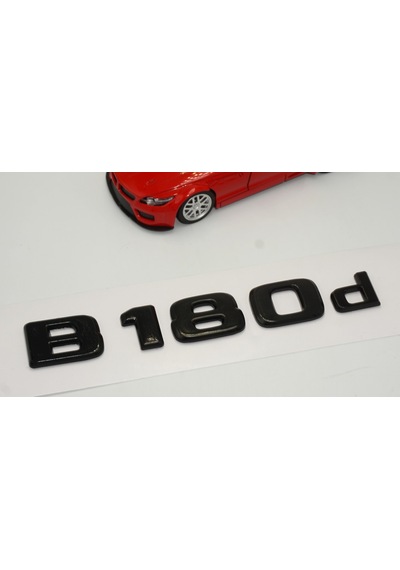 B 180d Bagaj Parlak Siyah ABS 3M 3D Yazı Logo