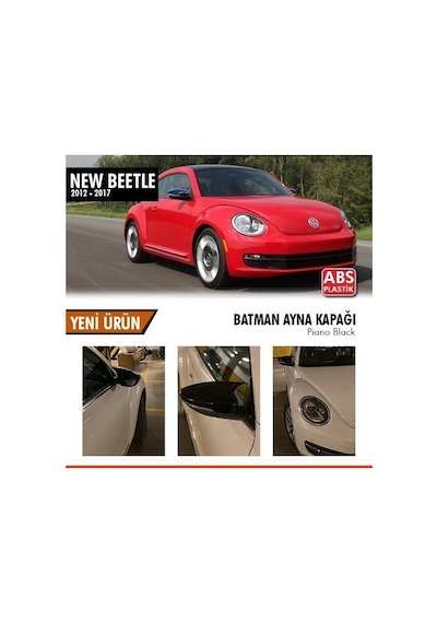 Volkswagen New Beetle (2011 - 2019) Batman Yarasa Ayna Kapağı (parl